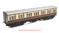 4P-020-222 Dapol GWR Toplight Mainline & City Composite Coach number 7906 - GWR Twin City Chocolate & Cream - Set 3